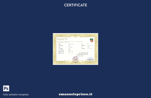 certificato di matrimonio Lettonia stile verificato Modello Word e PDF